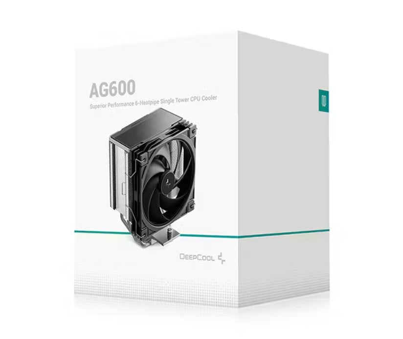 DeepCool AG600 ARGB Superior Performance 6 Heatpipe Single Tower CPU Cooler - Image 1