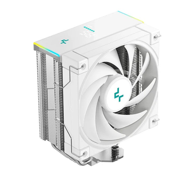 DeepCool AK400 DIGITAL SE WH CPU Cooler, Status Display, ARGB LED Strips, 4x Heat Pipe Intel LGA1851/1700/1200/1151/1150/1155 /AM5/AM4 - Image 2