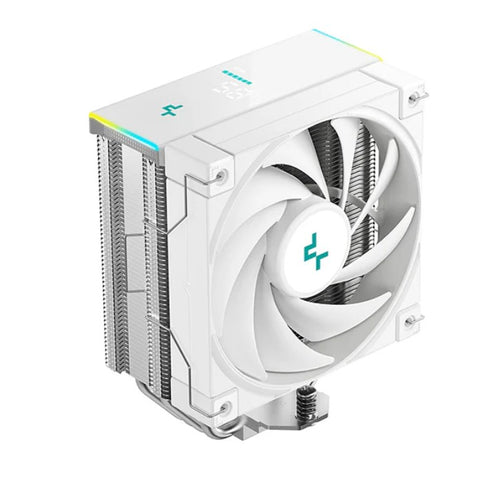 DeepCool AK400 DIGITAL SE WH CPU Cooler, Status Display, ARGB LED Strips, 4x Heat Pipe Intel LGA1851/1700/1200/1151/1150/1155 /AM5/AM4 - Image 2