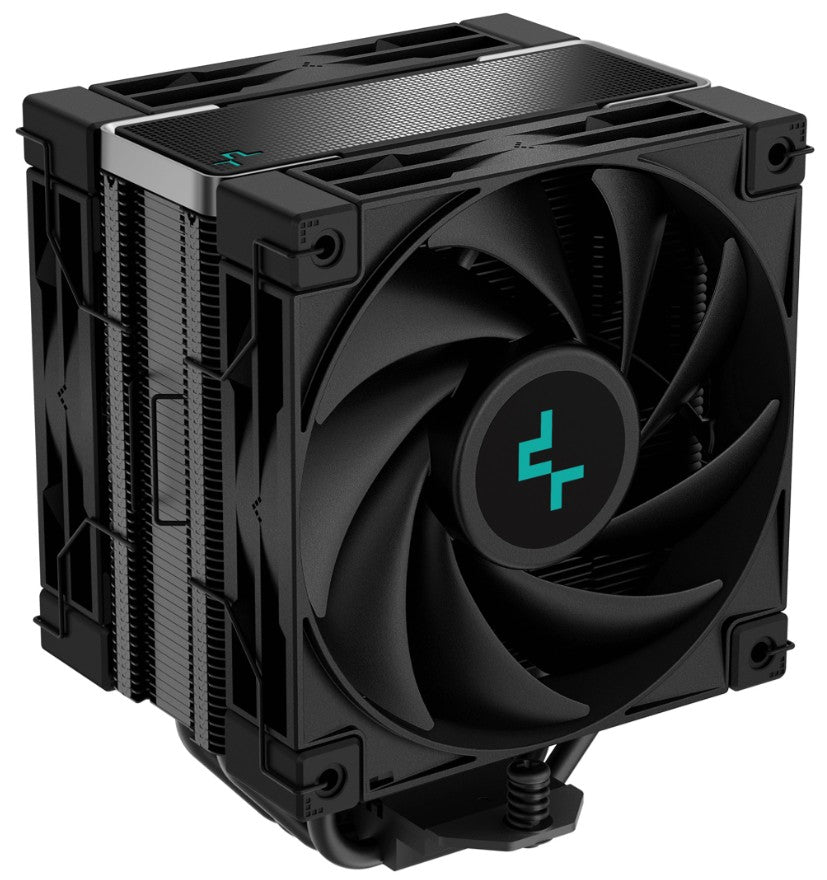 DeepCool AK400 Zero Dark Plus Performance CPU Cooler, 4 Heat Pipe Tower, High-Performance FDB Fan, 220W Heat Dissipation, Intel LGA1851/700 AM4/5 - Image 2