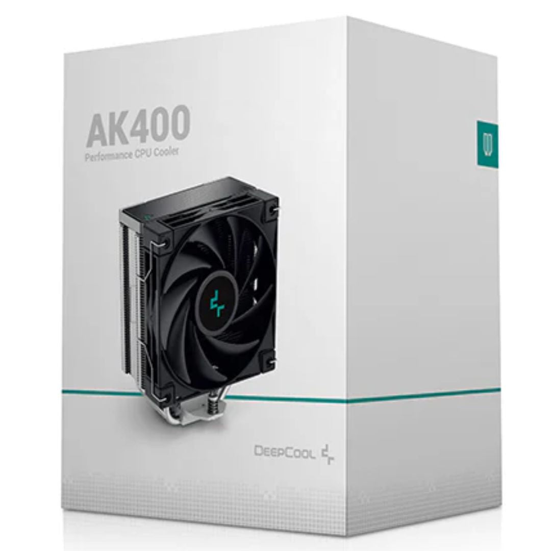 DeepCool AK400 Performance CPU Cooler, 4 Heat Pipe Tower, High-Performance FDB Fan, 220W Heat Dissipation, ILGA1851/1700/1200/115X/AM5/AM4 - Image 4