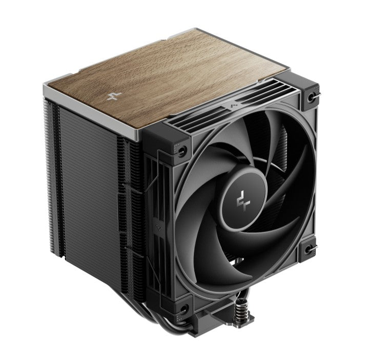 DeepCool AK500 G2 Wood Grain Top Cover CPU Cooler, 5 Heat Pipes, 4-pin PWM, Intel LGA1851/1700/1200/115x, AMD AM5/AM4 - Image 2