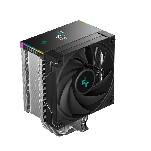DeepCool AK500S Digital SE CPU Cooler, Status Display, ARGB LED Strips, 5 x Heat Pipe,Intel LGA1851/1700/1200/1151/1150/1155 /AM5/AM4 - Image 2
