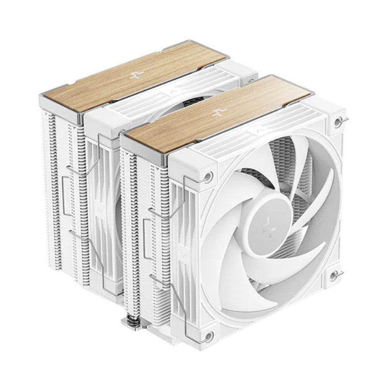 DeepCool AK620 G2 WH Wood Grain Top Cover CPU Cooler, 4-pin PWM, Hydro Bearing Intel LGA1851/1700/1200/1151/1150/1155/ AM5/AM4 - Image 1
