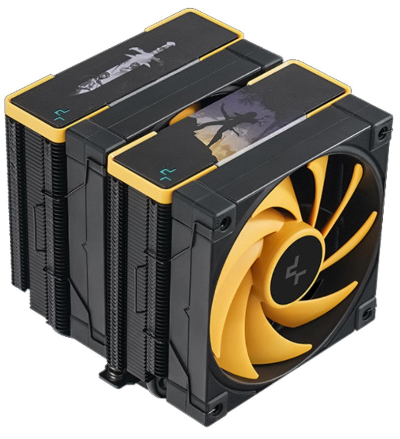 DeepCool AK620 Zero Dark Zoria High Performance CPU Cooler, 2x120mm Fluid Dynamic Bearing Fans, 6 Copper Heat Pipes LGA2066/1851-1155/AM4/AM5 - Image 2