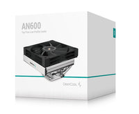 DeepCool AN600 Top Flow Low Profile Air Cooler, 180W Cooling Power,6 Heat Pipe, Intel LGA1851/1700/1200/1151/1150/1155. AM5/AM4 - Image 3
