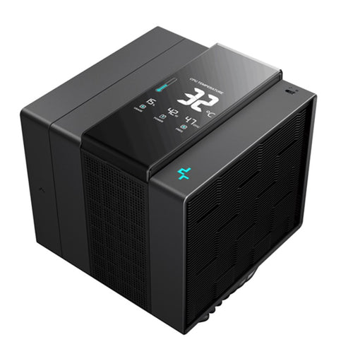 DeepCool ASSASSIN IV VC VISION DIGITAL Air Cooler, TDP 300W, Quad-Segmented Dashboard Display, Silent 3-phase 6-slot 4-pole fans (120mm and 140mm) - Image 2