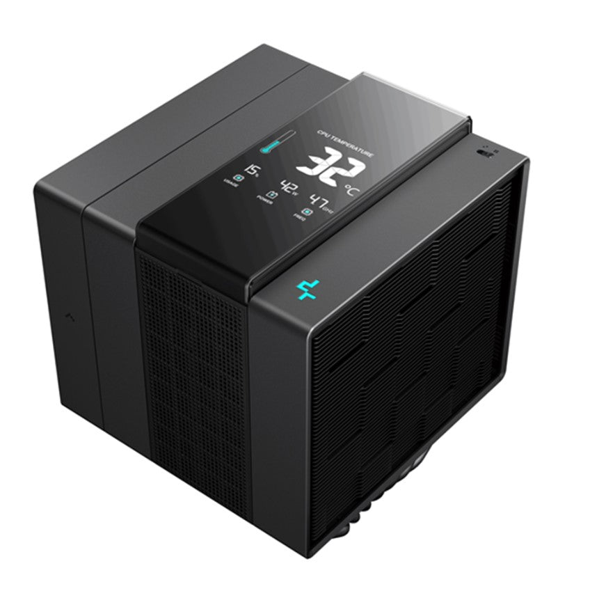 DeepCool ASSASSIN IV VC VISION DIGITAL Air Cooler, TDP 300W, Quad-Segmented Dashboard Display, Silent 3-phase 6-slot 4-pole fans (120mm and 140mm) - Image 2