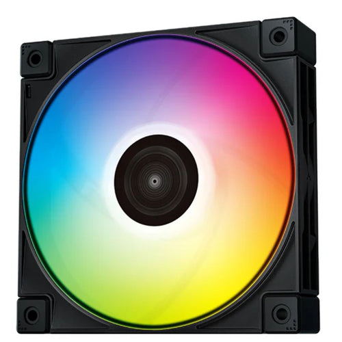 DeepCool FC120 Cooling Fan, 120mm Performance RGB PWM, Cable Management With Dasiy Chainable Cable, RGB Power Interconnect, Reduce Cable Clutter - Image 1
