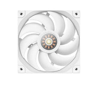 DeepCool FL12 White 120mm Unique ARGB Fans, Low Noise, 4-pin PWM, Fluid Dynamic Bearing, Addressable RGB LED - Image 2