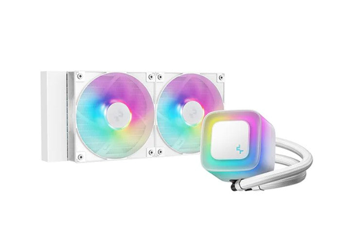 DeepCool LE240 V2 Liquid Cooler 240mm 6th Gen Pump up to 3400 PWM, Hydro Bearing, IntelLGA1851/1700/1200/1151/1150/1155, AMDAM5/AM4 - Image 2