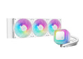 DeepCool LE360 WH V2 WhiteLiquid Cooler 360 mm 6th Gen Pump up to 3400 PWM, Hydro Bearing, IntelLGA1851/1700/1200/1151/1150/1155, AMDAM5/AM4 - Image 1