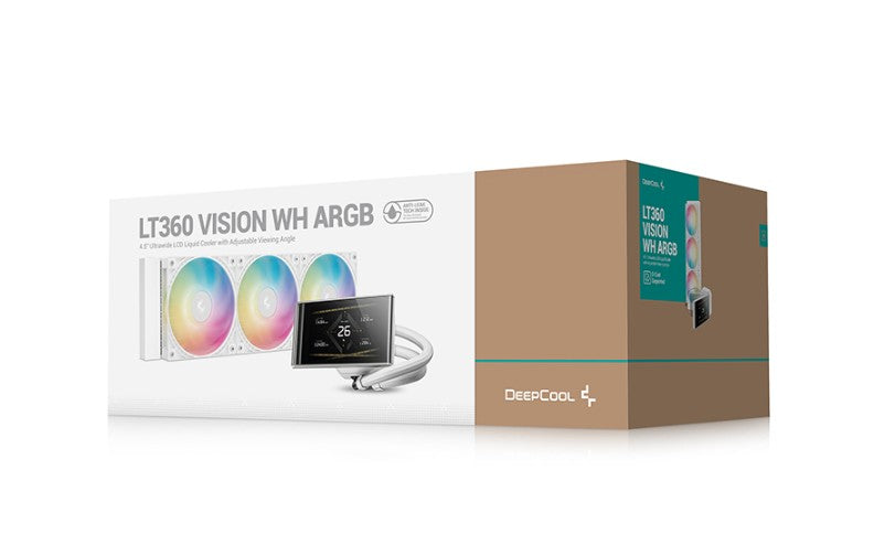 DeepCool LT360 VISION ARGB WH Liquid Coole 4.5 Ultrawide LCD Screen, Adjustable Viewing Angle, IntelLGA1851/1700/1200/1151/1150/1155 AMDAM5/AM4 - Image 2