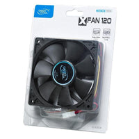 DeepCool XFAN 120 120mm Hydro Bearing Case Fan 3 Pin / Molex Connector, Black Stealth Appearance, Ideal for System Builds, Low RPM 26dB LS - Image 4