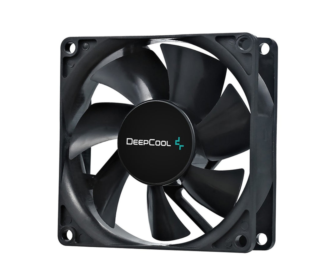DeepCool 80mm Hydro Bearing Case Fan Molex 20dB 1800rpm 82g, High Quality Black Material, Low RPM - Image 4