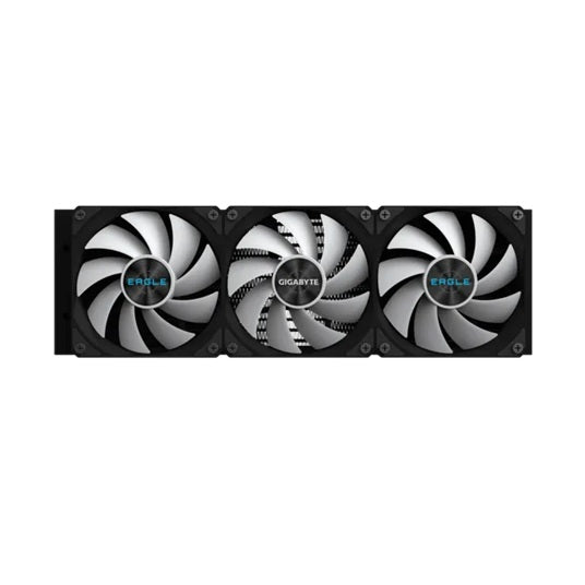 GIGABYTE EAGLE 360, Black, 360mm alu rad, 3x120mm ARGB fans, 600-2000RPM, Intel 1851/1700 AMD AM5/AM4, copper pump 3200RPM, 400mm tube length 27mm - Image 4