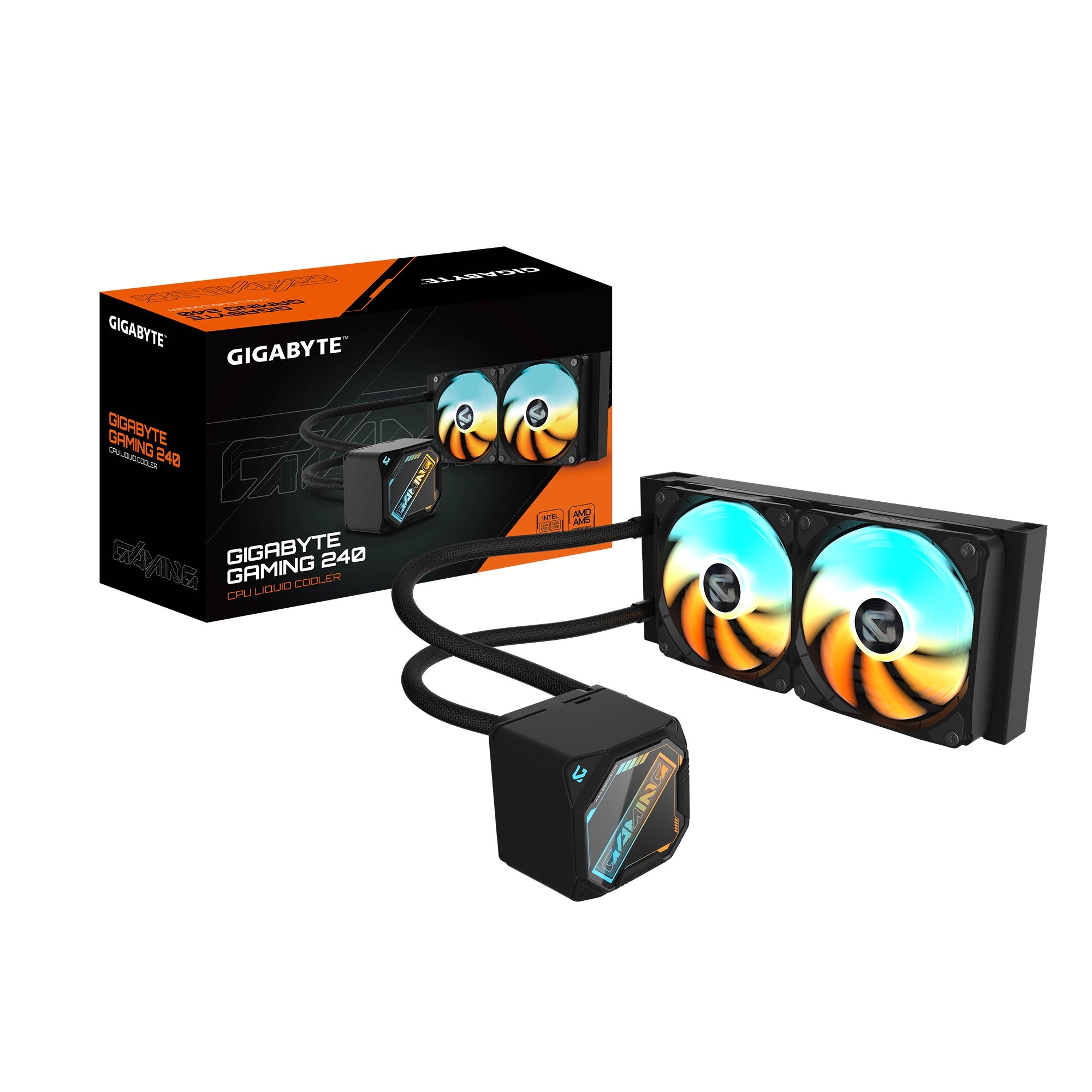 GIGABYTE GAMING 240 all-in-one liquid cooler, Intel 1851 / 1700 / 115X / 1200, AMD AM5 / AM4, Color Black - Image 5