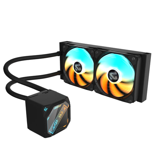 (LS) GIGABYTE GAMING 240 all-in-one liquid cooler, Intel 1851 / 1700 / 115X / 1200, AMD AM5 / AM4, Color Black - Image 2