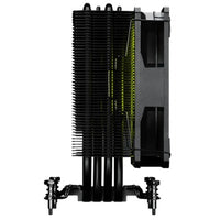 MSI MAG COREFROZR AA13 - BLK – 120×120×25mm, 2070RPM, 62.6CFM, 30.1dBA, 4×Ø6mm, 152×121×94.5mm, ARGB, AM4/AM5, LGA1700/1851, PWM, 40Khrs, 1.44W - Image 2