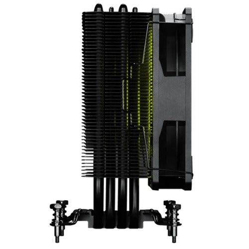 MSI MAG COREFROZR AA13 - BLK – 120×120×25mm, 2070RPM, 62.6CFM, 30.1dBA, 4×Ø6mm, 152×121×94.5mm, ARGB, AM4/AM5, LGA1700/1851, PWM, 40Khrs, 1.44W - Image 2