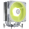 MSI MAG COREFROZR AA13 - WHITE – 120×120×25mm, 2070RPM, 62.6CFM, 30.1dBA, 4×Ø6mm, 152×121×94.5mm, ARGB, AM4/AM5, LGA1700/1851, PWM, 40Khrs, 1.44W - Image 1