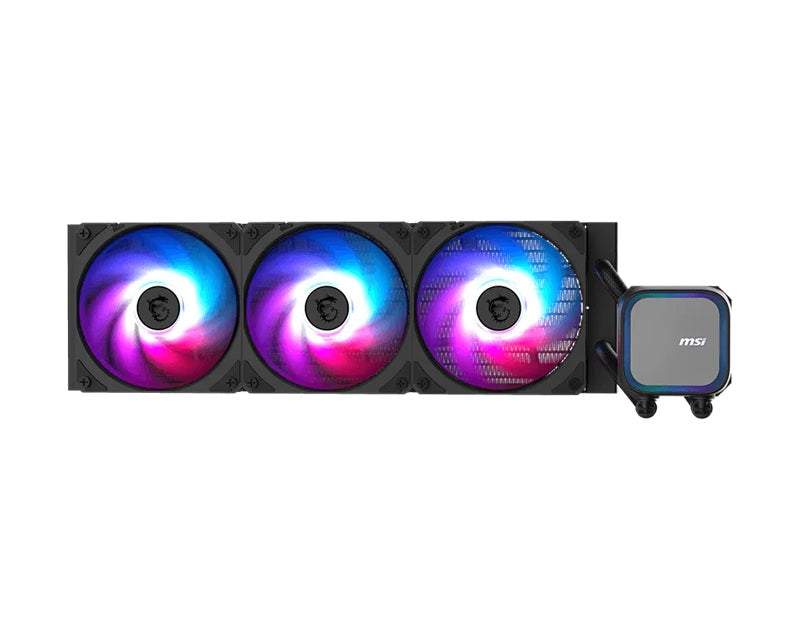 MSI MAG CORELIQUID A13 360 - BLACK, 2.4" IPS, USB 2.0 pin header, SATA, 2 fans, Two Ball Bearing, AM5 / AM4, 3 y warrenty - Image 1
