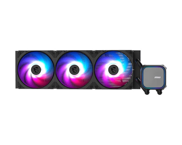 MSI MAG CORELIQUID A13 360 - BLACK, 2.4" IPS, USB 2.0 pin header, SATA, 2 fans, Two Ball Bearing, AM5 / AM4, 3 y warrenty