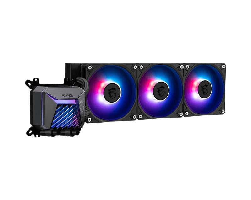 MSI MAG CORELIQUID A15 360, 3 fans, Rifle Bearing, 500~2050 ± 150 RPM, AM5 / AM4, 71.23 x 69.47 x 75.05 mm 3y warranty - Image 2