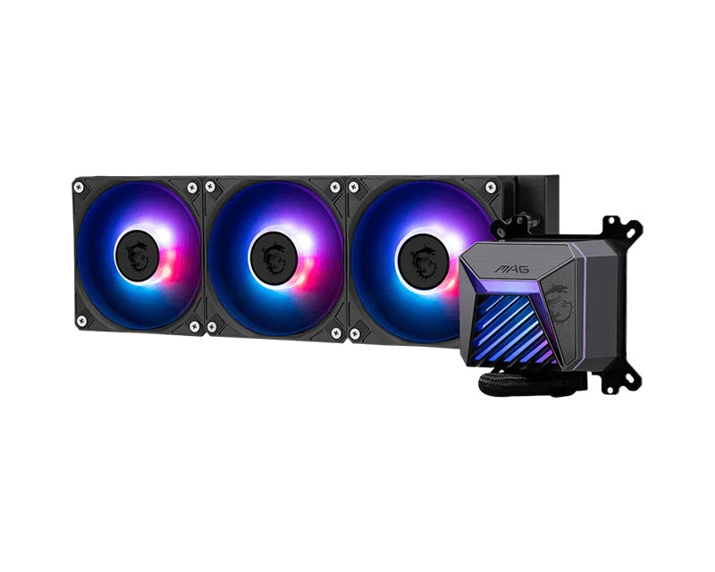 MSI MAG CORELIQUID A15 360, 3 fans, Rifle Bearing, 500~2050 ± 150 RPM, AM5 / AM4, 71.23 x 69.47 x 75.05 mm 3y warranty - Image 3