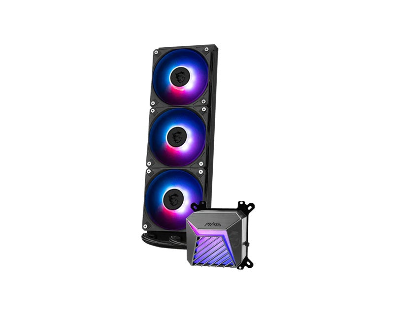 MSI MAG CORELIQUID A15 360, 3 fans, Rifle Bearing, 500~2050 ± 150 RPM, AM5 / AM4, 71.23 x 69.47 x 75.05 mm 3y warranty - Image 4