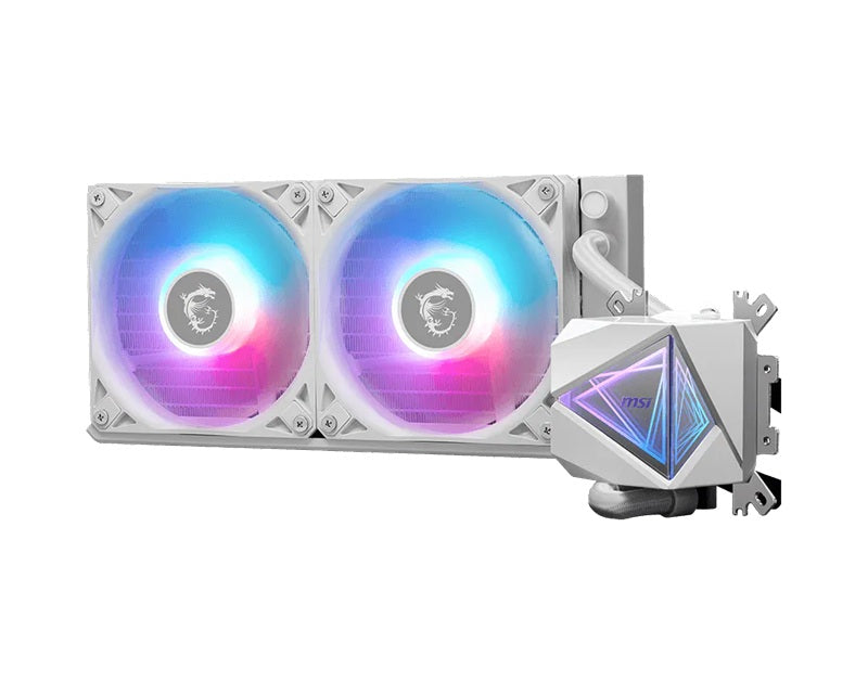 MSI MAG CORELIQUID I240 White Liquid CPU Cooler, LGA 1150/1151/1155/1156/1200/1700+ Next gen AM5/AM4 3y warranty - Image 2