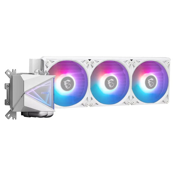 MSI MAG CORELIQUID I360 White Liquid CPU Cooler, LGA 1150/1151/1155/1156/1200/1700+ Next gen AM5/AM4 3y warranty - Image 1