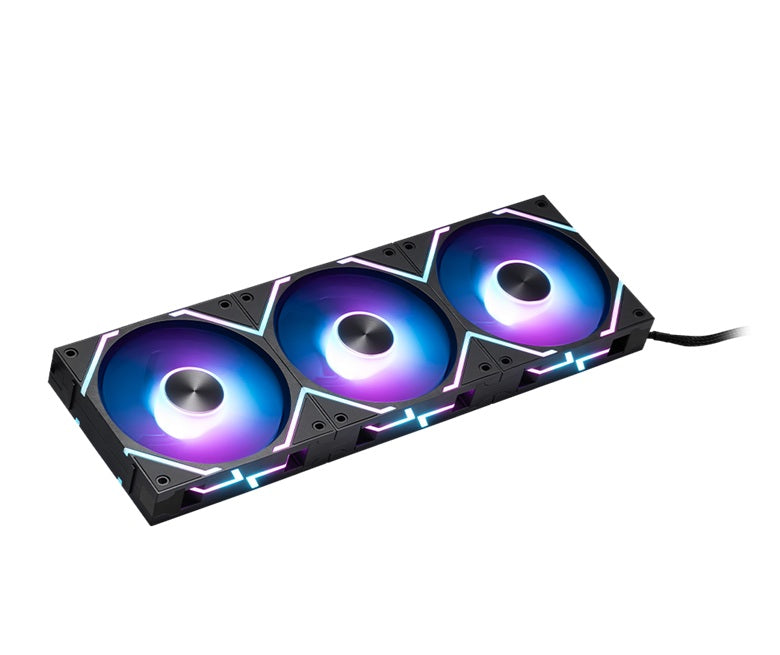 MSI MPG EZ120 ARGB- 3B FAN, 120mm fan, 0–1900RPM, 73.82CFM airflow, 2.56mmH2O pressure, 28.82dBA, FDB bearing, PWM+ARGB support, 12V/5V - Image 2