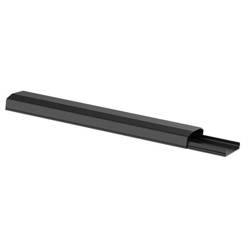 Brateck Plastic Cable Cover - 250mm Material: Polyvinyl Chloride(PVC) Dimensions 60x20x250mm - Black (LS) - Image 3