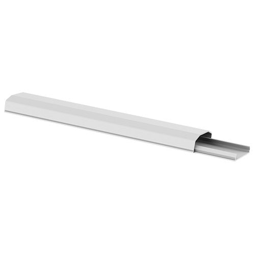 Brateck Plastic Cable Cover - 250mm Material: Polyvinyl Chloride(PVC) Dimensions 60x20x250mm - White (LS) - Image 3