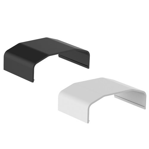 Brateck Plastic Cable Cover Joint  Material:ABS Dimensions 64x21.5x40mm - Black (LS) - Image 2