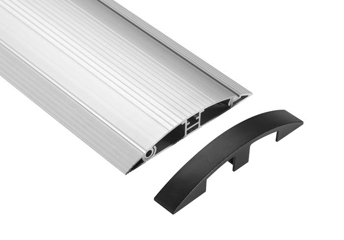 Brateck Aluminum Floor Cable Cover - 1104x139mm Material:Aluminum,ABS Dimensions 1104x139x22mm (LS) - Image 2