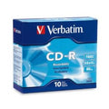 Verbatim CD-R 700MB 10Pk Slim Case 52x - Image 1