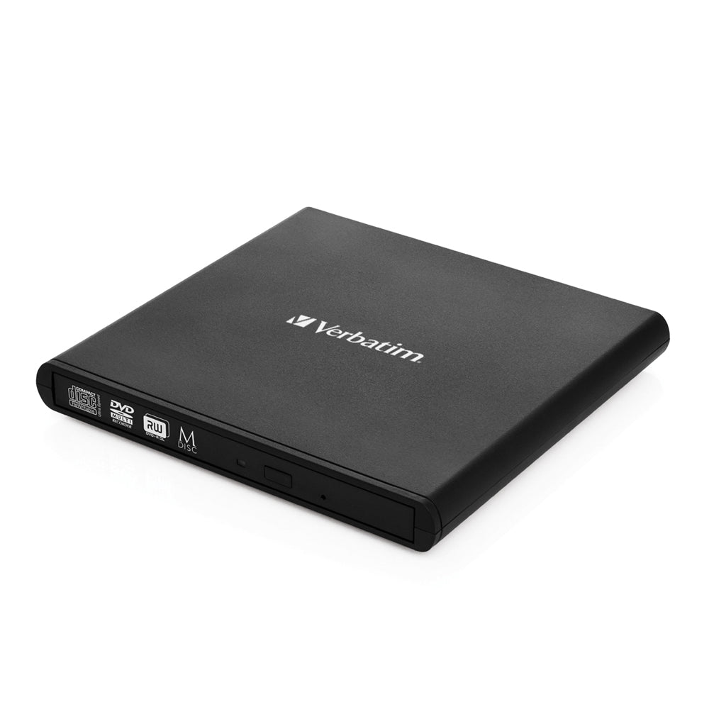 Verbatim External Slimline DVD / CD Writer, Burner, Reader, Player, Ultra Portable for Notebooks, Nero Software, USB Powered Black Mobile, Retail 2025 - Image 2