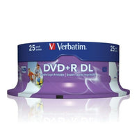 Verbatim DVD+R DL 8.5GB 25Pk White Wide Inkjet 8x - Image 2