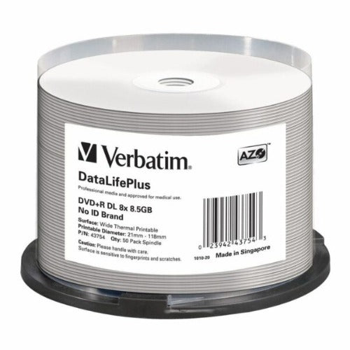 Verbatim DVD+R DL 8.5GB 25Pk White Wide Inkjet 8x - Image 3