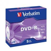 Verbatim DVD+R 16X Jewel 5pk 4.7GB - Image 2