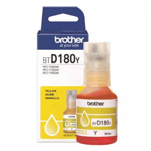 Brother *NEW* YELLOW INK BOTTLE TO SUIT DCP-T580DW/DCP-T780DW -UP TO 7500 PAGES - Image 1