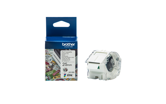 Brother CZ-1004 Full Colour continuous label roll, 25mm wide to Suit VC-500W - Image 2