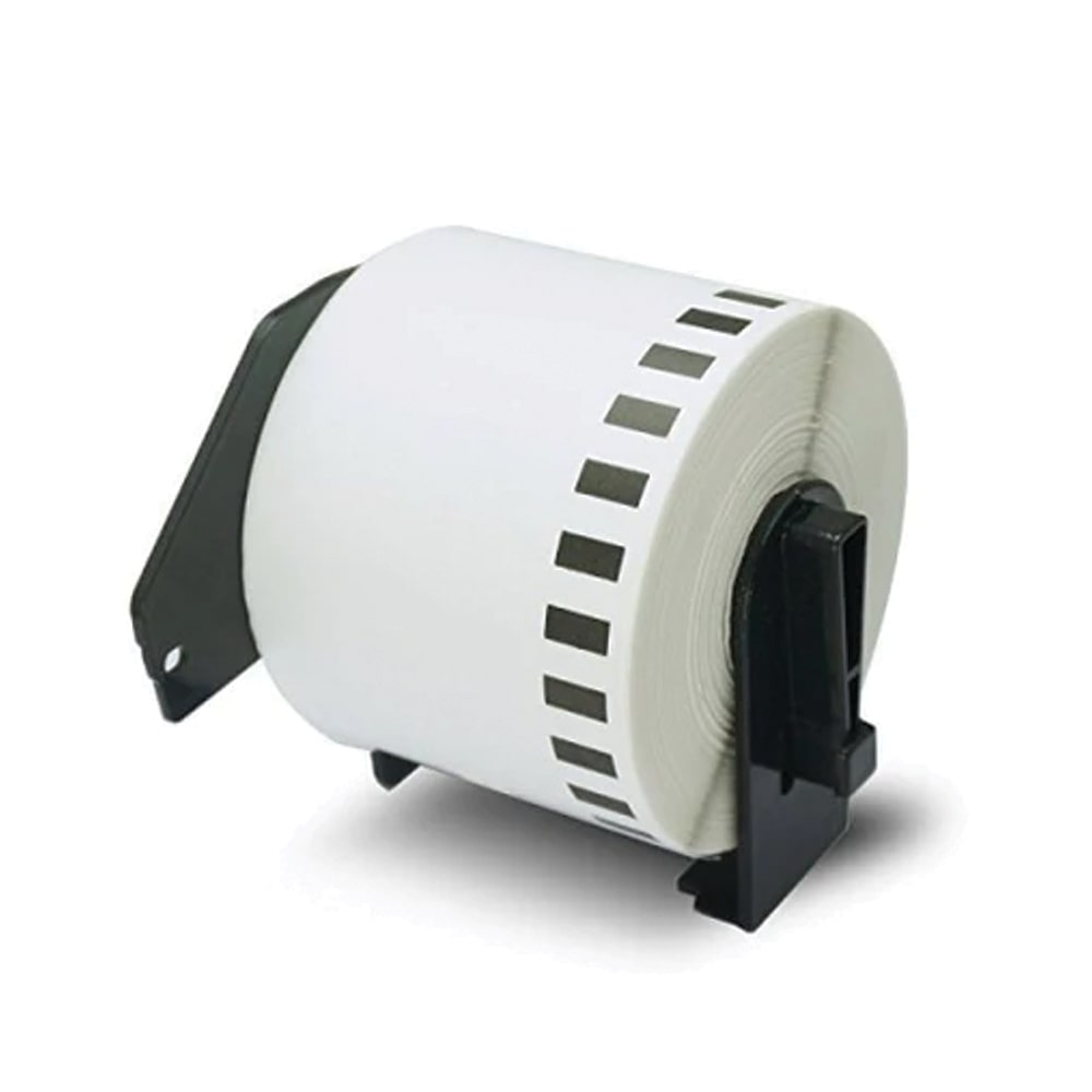Brother DK-22251 Consumer Paper Roll - PAPER ROLL 62MM X 15.24M (WITH BLACK/RED PRINT) - Image 4