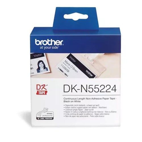 Brother White Continuous Thick Paper Roll 54mm x 30.84mm - Image 3