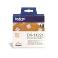 Brother DK-11221 - WHITE 23MM X 23MM DIE-CUT SQUARE PAPER LABEL 1000 LABELS PER ROLL - Image 1