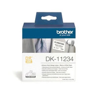 Brother DK-11234 - WHITE 60MM  x 86.10MM  x 260 NAME BADGE LABELS - Image 3