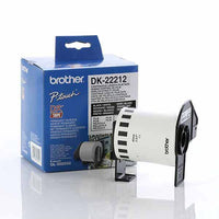 Brother White Cont. Film Roll Direct Thermal 62mm x 15.24mm - Image 1