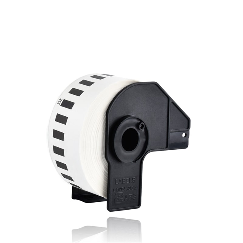 Brother White Paper Roll 12mm x 30.48. DK-22214. For use with QL-500, QL-550, QL-650TD and QL-1050 printers - Image 2